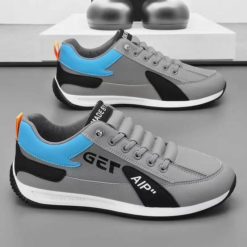 Men's Retro Versatile Casual Shoes Autumn New Style Anti-slip Wear-resistant Sporty Trendy Malcolm Xianyang Flat Heel De Xin Shoe