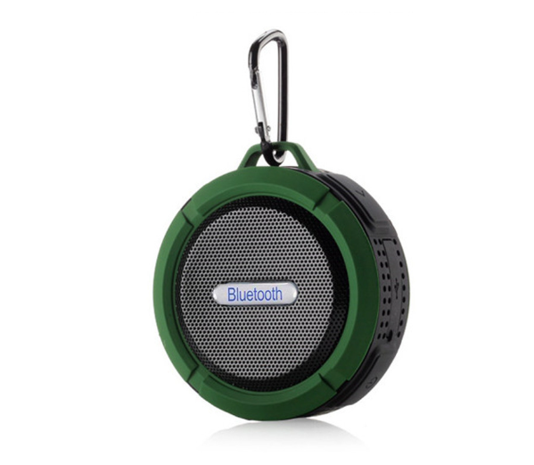 Basspal C6 Portable Bluetooth Speaker, Waterproof Bluetooth Speake Shower Speaker with Suction Cup & Sturdy Hook